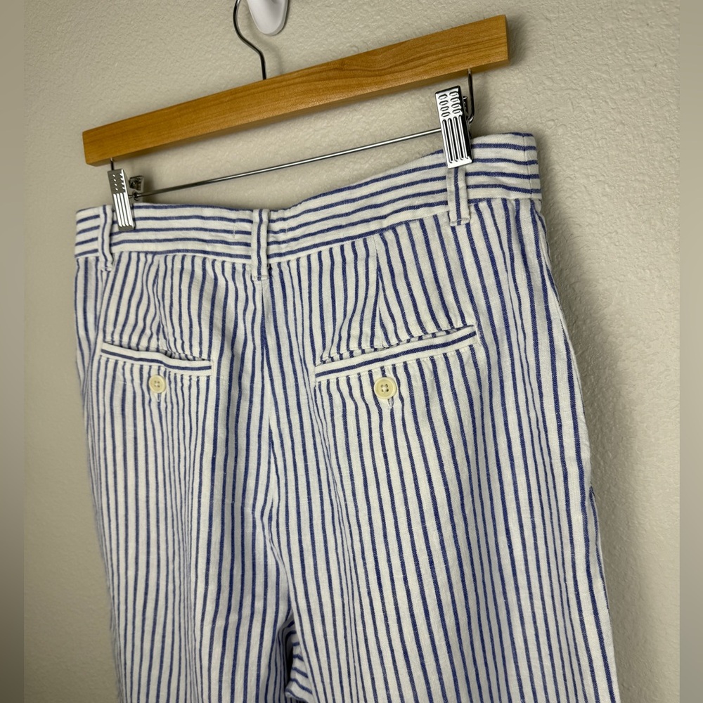 Madewell Women's The Harlow Wide-Leg Pant in 100% Linen Bluestone 10 - Picture 7 of 16